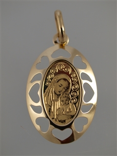 Zdjęcie Medalik z wizerunkiem Matki Boskiej