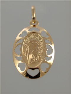 Zdjęcie Medalik z wizerunkiem Matki Boskiej