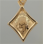 Medalik z wizerunkiem Matki Boskiej z Dzieciątkiem