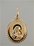 Medalik z wizerunkiem Matki Boskiej
